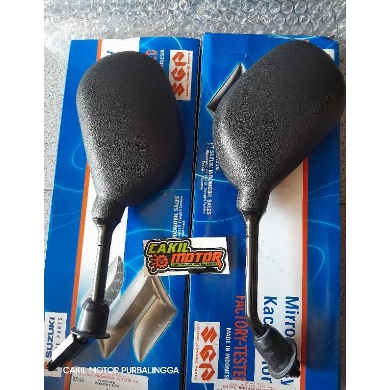 kaca spion satria hiu lumba 2tak shogun new 110 ori sgp