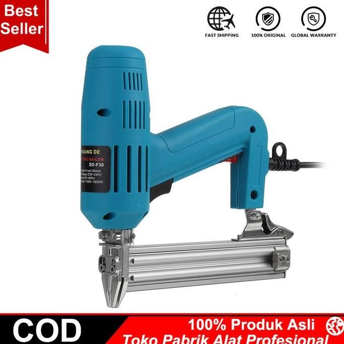 

Promo Mesin Alat Paku Tembak Listrik Modern F30 / Gun Nailer Staples COD