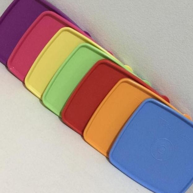 Sale Seal Square Round Tupperware / Tutup Square Round