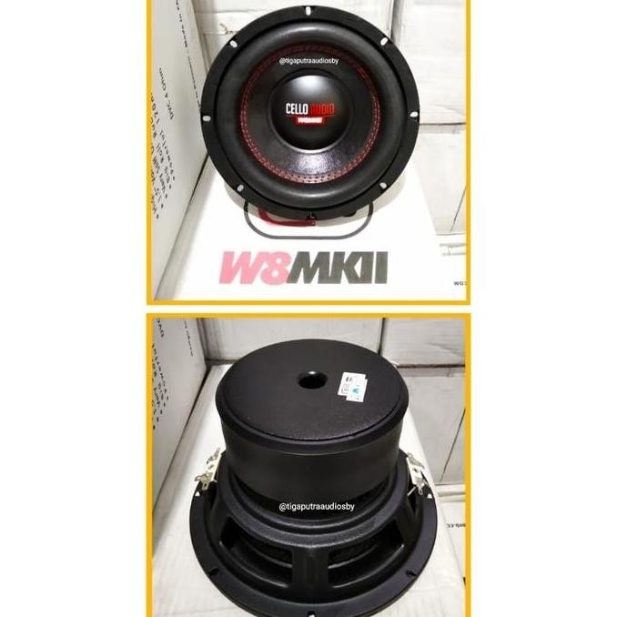 Termurah Subwoofer Cello 8 Inch W8 Mkii / Subwoofer Cello W8 Mkii Dobel Magnet