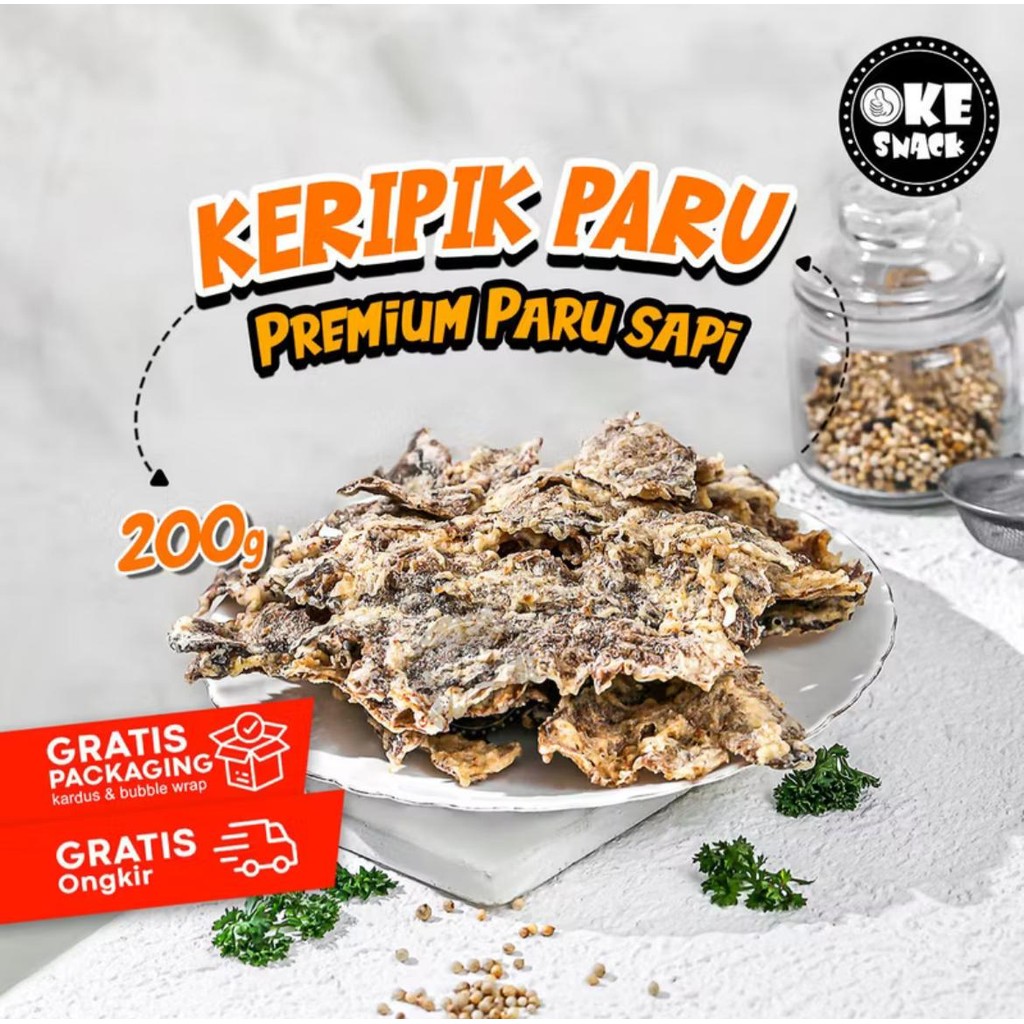 

Keripik Paru Sapi | Keripik Paru 200g