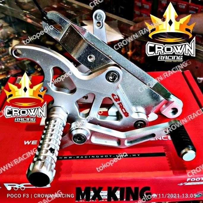 * Footstep Footrest Step Underbone RCB Race CNC Yamaha MX King Motorcycle *