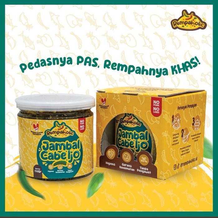 

Rempaholic - Sambal Ikan Asin Jambal Cabe Ijo 170 Gr - Makanan Instan Siap Saji