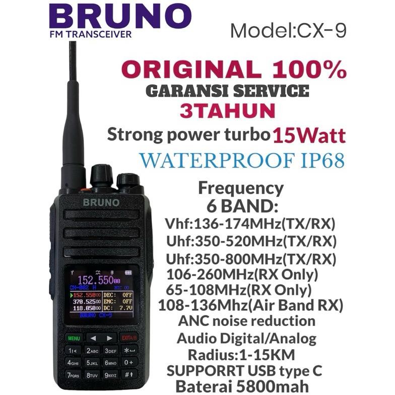 NEW HT BRUNO CX 9 DIGITAL AUDIO [terbaik][terlaris]