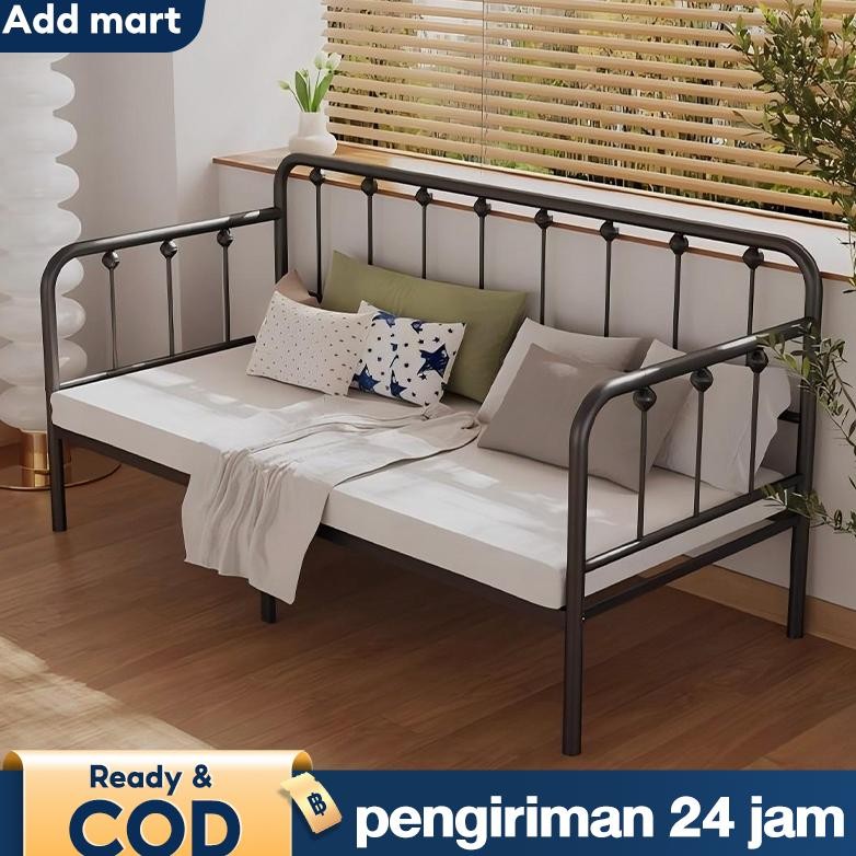 Sofa Bed Daybed Dipan Sofa Besi Tatakan Divan Besi Bisu Ekonomi / Divan Dipan Yang Tebal Daybed Ranj