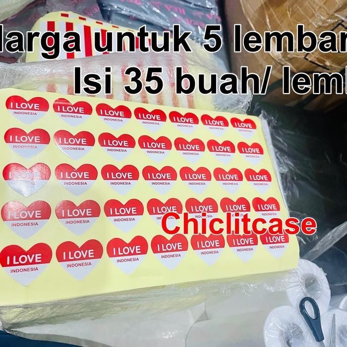 

Stiker Pipi Bendera Merah Putih 5 Lembar / Sticker Bendera Hati Merah Putih / Dekorasi Pesta Dirgahayu Kemerdekaan Ri 17 Agustus