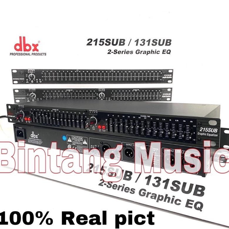 NEW Equaliser dbx 215sub subwoofer equaliser dbx 215 plus sub [terbaik][terlaris]