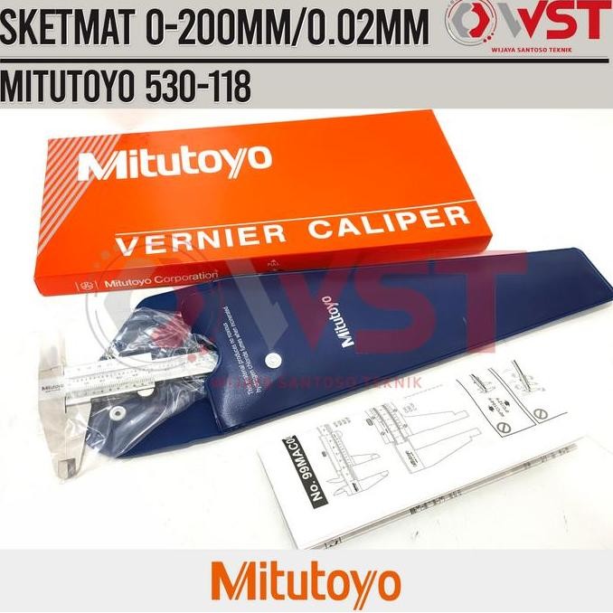 

Promo Mitutoyo Jangka Sorong Sketmat 8" Ketelitian 0.02mm Tipe 530-118 COD