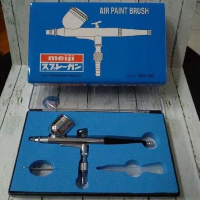 

Promo Pen Paint Brush Spray Gun Spet Lukis / Air Brush Kit Meiji COD
