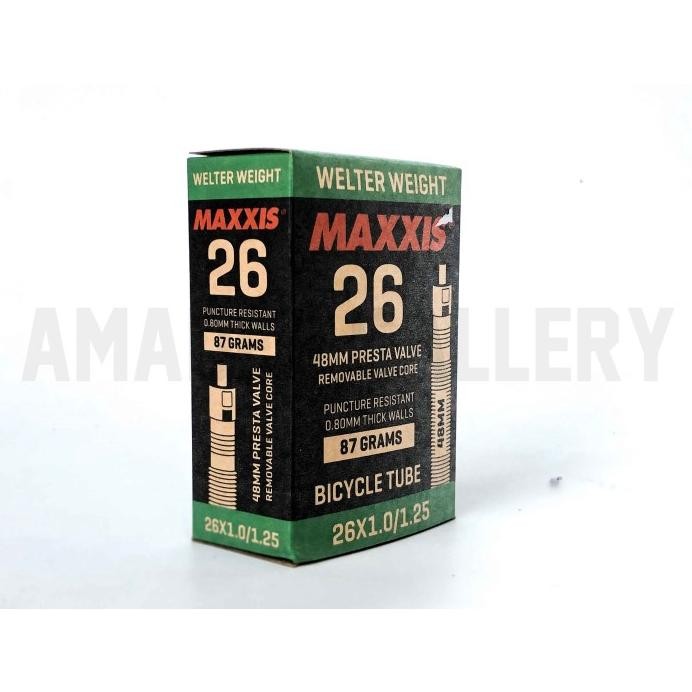 Part Sepeda Ban Dalam Maxxis 26 X 1.00 - 1.25 Fv 48Mm 1.05 1.10 1.15 1.20 1.25 Ori