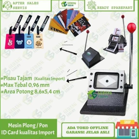 

Promo PEMOTONG PVC ID CARD PON PLONG IMPORT KUALITAS BAGUS COD