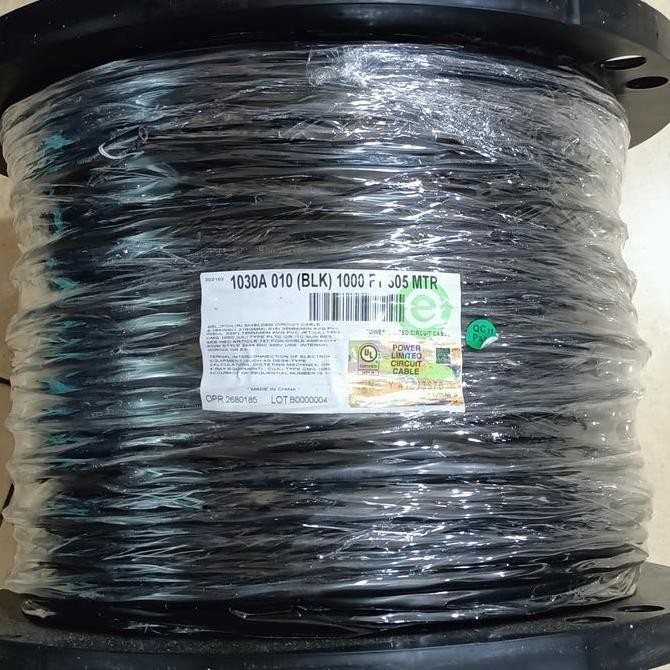 NEW BELDEN STP AWG 16 1 PAIR 1030A BLACK