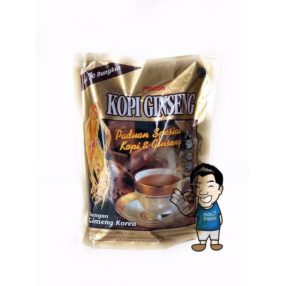 

Miwon Minuman Serbuk Kopi Ginseng Korea- Ginseng Coffee 400g LC