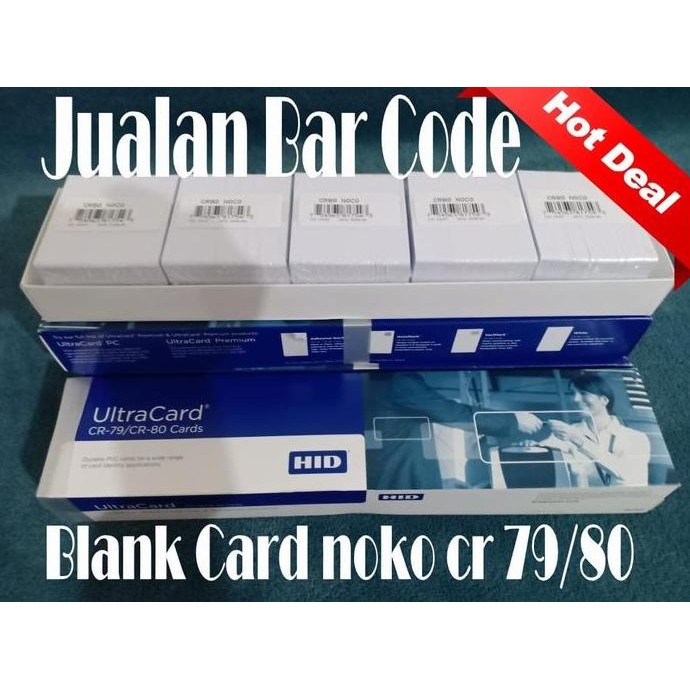 

Promo KARTU PVC BLANK ID CARD ULTRACARD HID NOCO CR 80 ISI 500 pcs COD