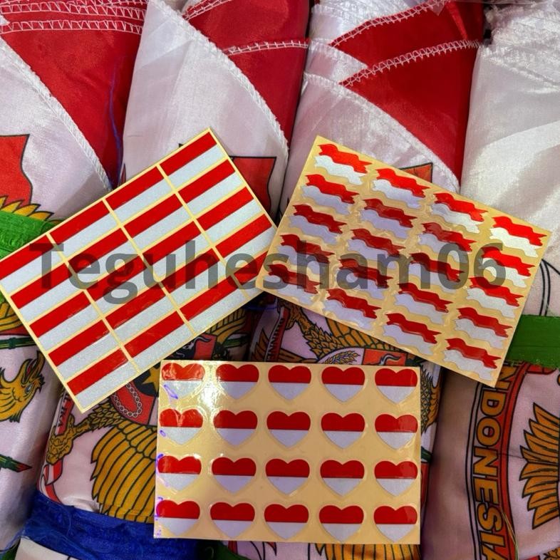 

Hj-45 Sticker Pipi Bendera Indonesia Dunia Ori Stiker Hiasan Pipi Grosir / 17 Agustus