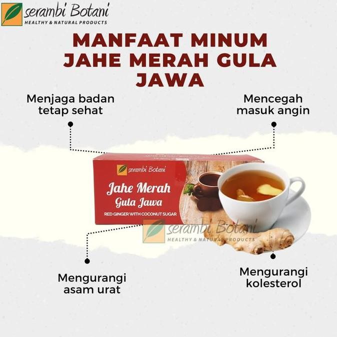

Bundling Hemat Jahe Merah Gula Jawa Isi 12 Serambi Botani - 4 Pcs LS