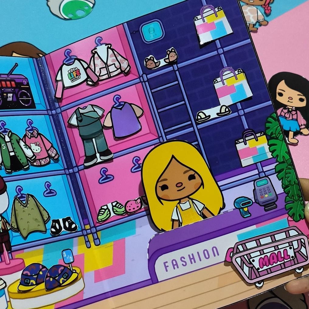 

TOCA BOCA MALL SERIES mainan edukatif anak SUDAH LAMINASI ANTI AIR KHANZA ONLINE DiM