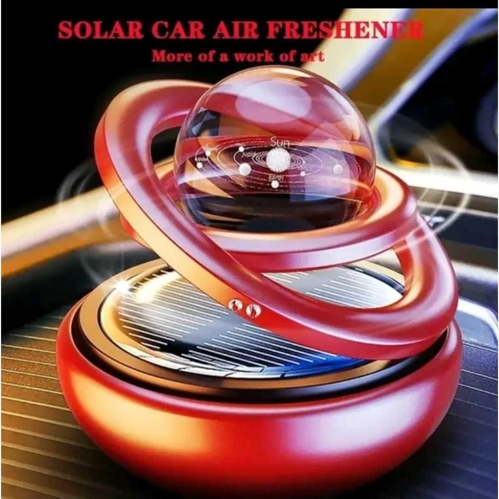 *AGA* Parfum Pajangan Dashboard Mobil Motif Planet Tata Surya Tenaga Surya - Car RB01