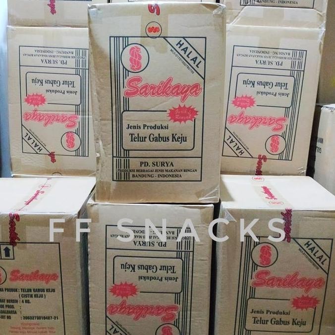 

Telur Gabus Keju/Cendol Keju Merk Sarikaya 200Gr/Stick Keju/Stik Keju