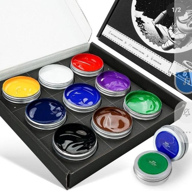

arrtx premium gouache 9 x 30 ml set a DiM