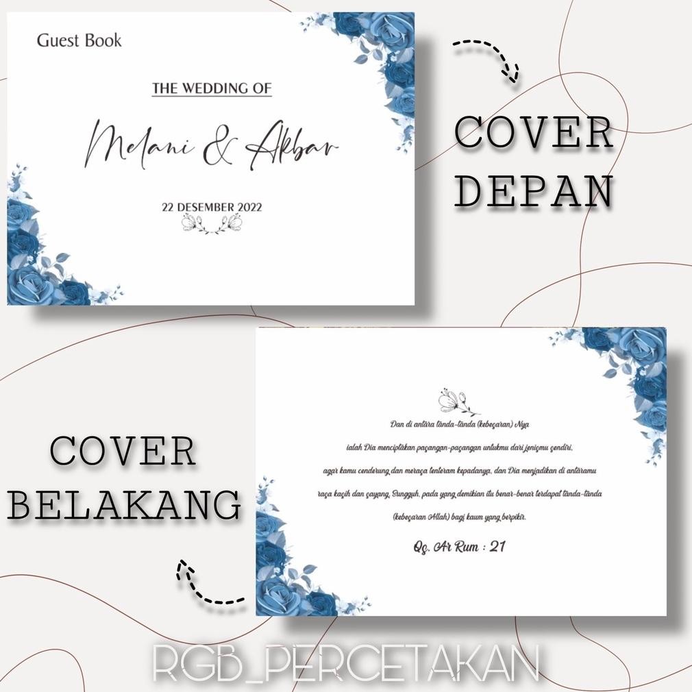 

Buku tamu pernikahancustom nama / Wedding guest book / HARDCOVER DiM