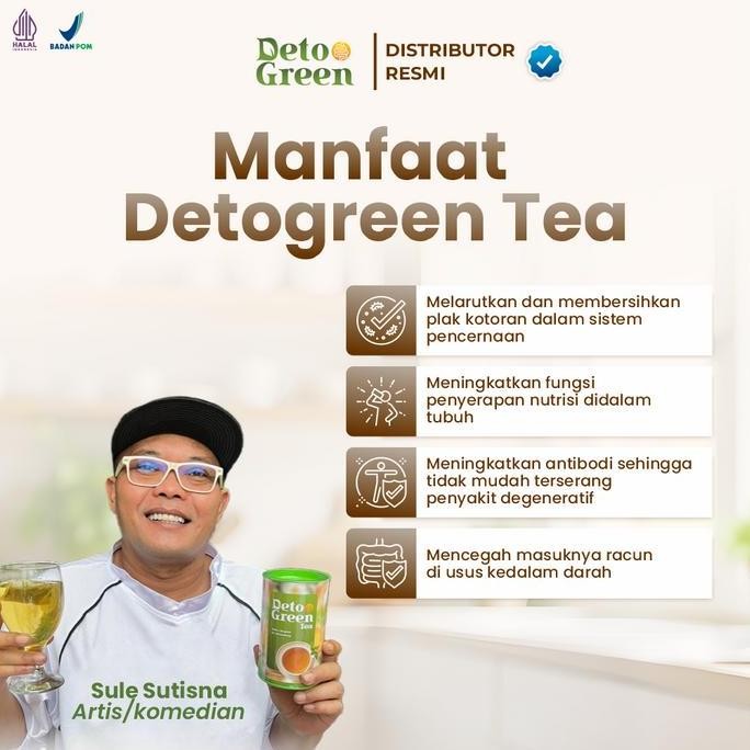 

Teh berkhasiat yang terbuat dari teh hijau yang dilengkapi dengan rempah pilihan KM