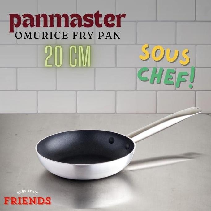 NEW Panmaster Omurice Fry Pan Omelette Pan Anti Lengket Aluminium Induksi 20cm