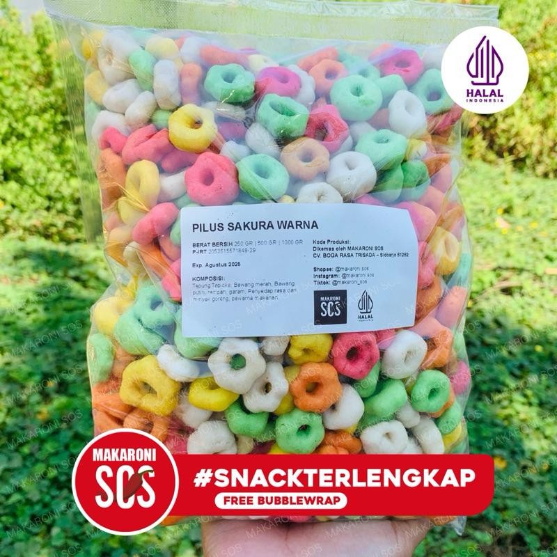 

Pilus Sakura 250Gr Warna Alen Alen Sakura Gurih Asin Renyah Snack Food Berkualitas