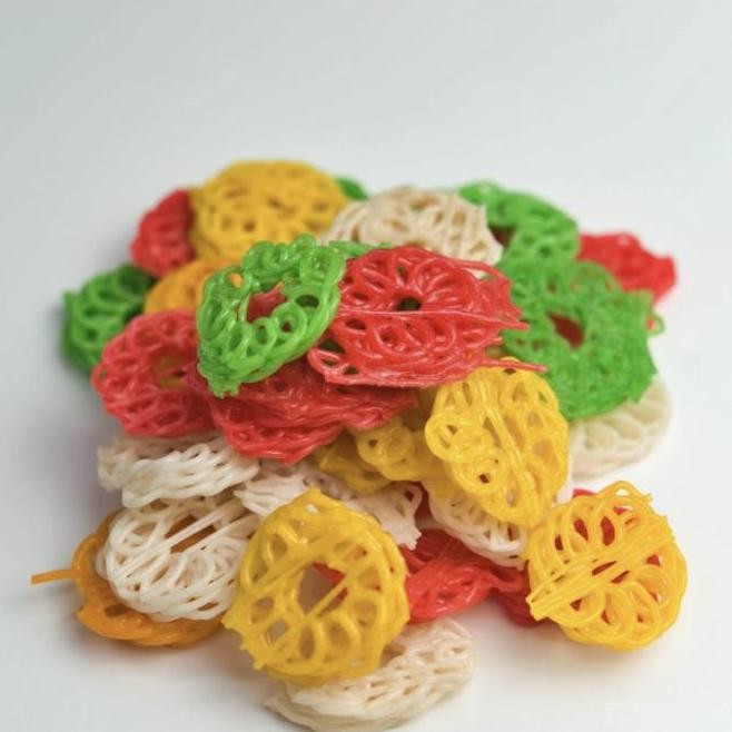 

Kerupuk Mawar Warna Warni 5Kg /Kerupuk Kriting Mawar Warna Warni 5 Kg/Kerupuk Mawar Warna 5 Kg / Matahari Warna 5Kg