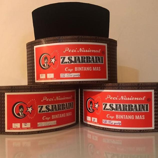 Peci Nasional Z Sjarbaini Cap Bintang Mas