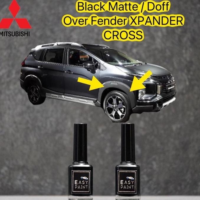 Cat Oles Black Doff Matte Mitsubishi Xpander Cross Hitam Kulit Jeruk