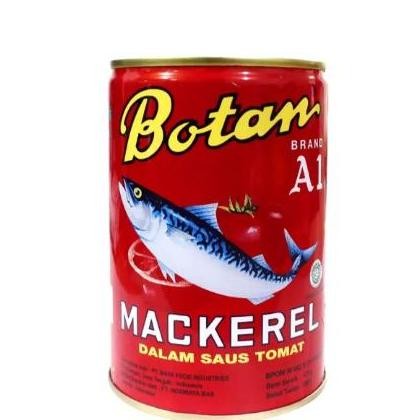 

Botan Besar Mackarel 425G/ Botan Sarden Saus Tomat/ Ikan Botan