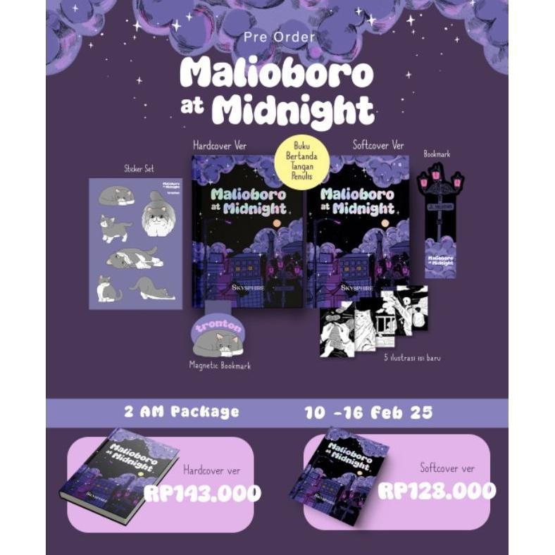 Viral Novel Malioboro At Midnight Hardcover - Skysphire - Bukune (Original) / Midnight Diaries By Ma
