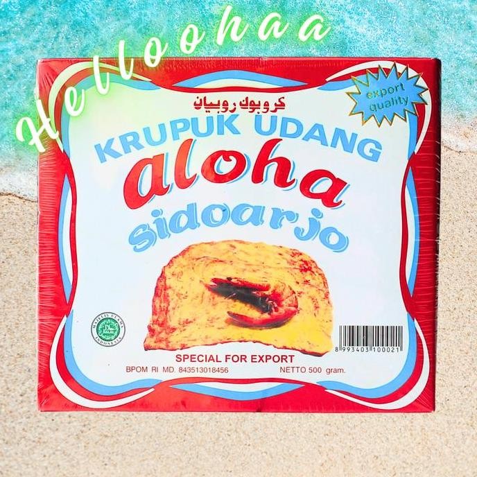 

Aloha Export Kerupuk Udang Mentah Ukuran Besar 500G Krupuk Udang Food Keripik Makanan Snack Cemilan