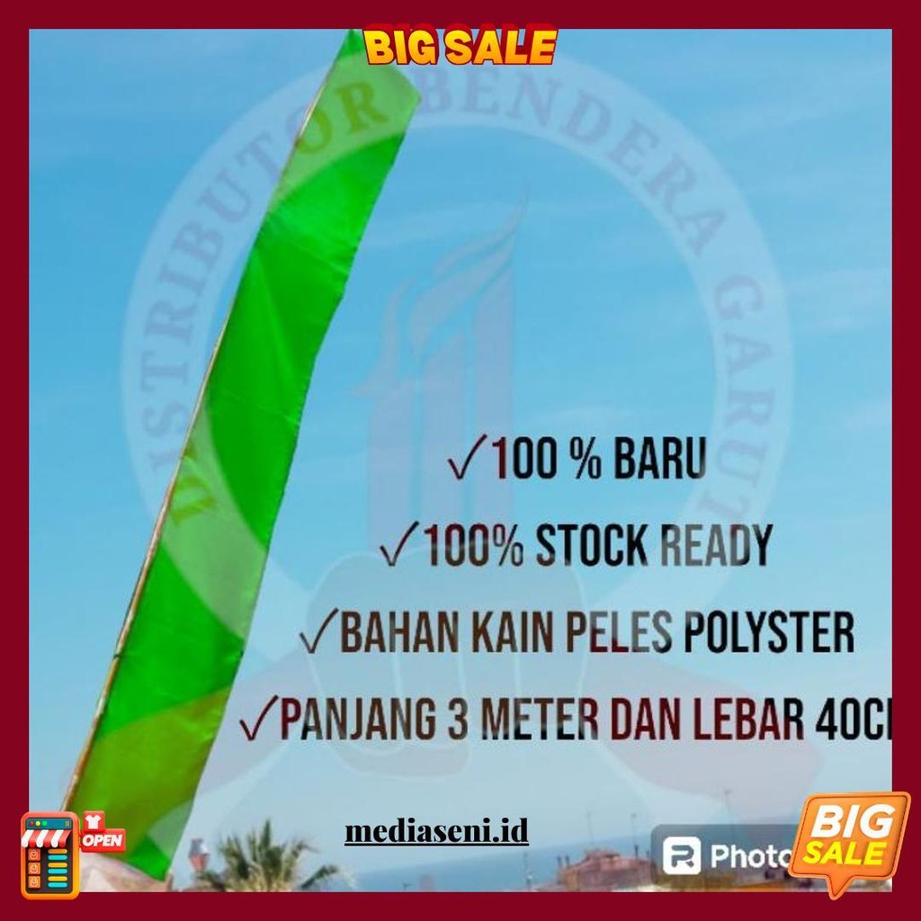 Umbul Umbul Polos Warna Warni Terlaris