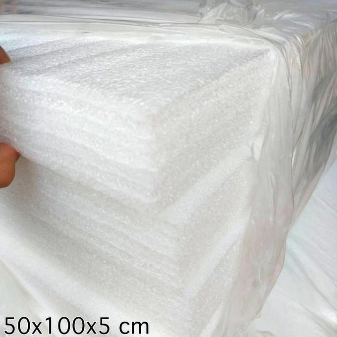

new !!! Busa Packing Kemasan 5cm PE Foam / Polybonding / Polyfoam 50x100x5 cm