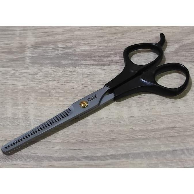 Gunting Sasak Penipis Pangkas Rambut Barber Shilla 2 Sisi Ice Tempered