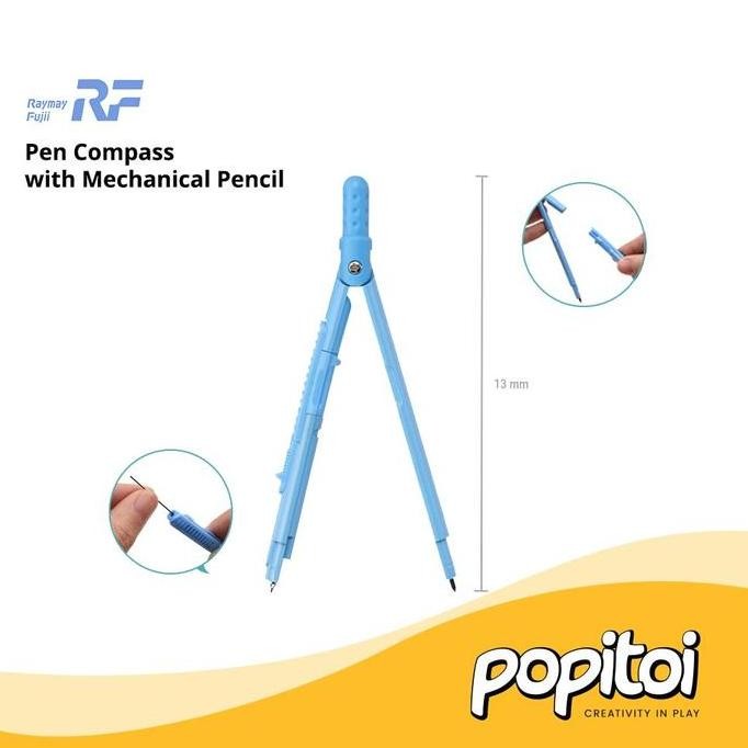 

TERMURAH - Raymay Pen Compass with Mechanical Pencil