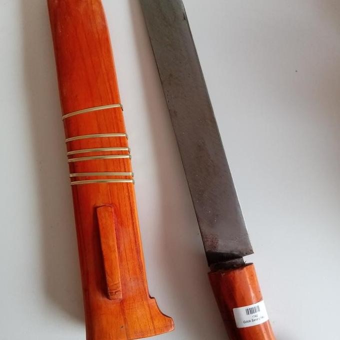 Golok Sarung Kayu / pisau golok sembelih DLL
