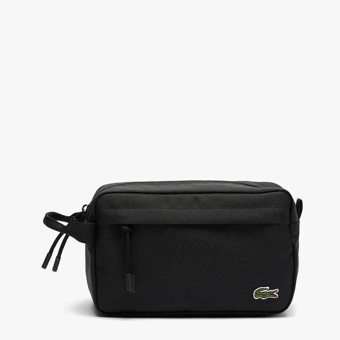 TERLARIS - Lacoste Neocroc Toiletry Bag / Clutch Pria - Black 000