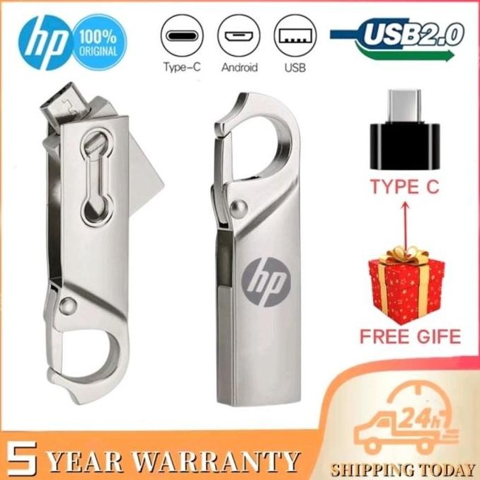 BEBAS ONGKIR - Promo Flashdisk Dual OTG Type C High Speed 2TB 1TB Anti Air Original