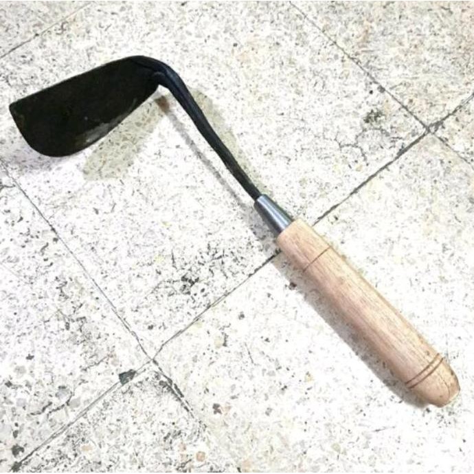 Cangkul Kecil Mini Model Samping / Gathul / Kored / Pancong / Gagang Kayu Serbaguna | Pacul Rumput T