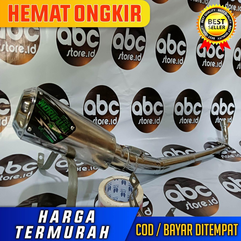 RPM Knalpot NORIFUMI GTX all bebek Jupiter / Supra  / Revo /shogun /Vega / Smash