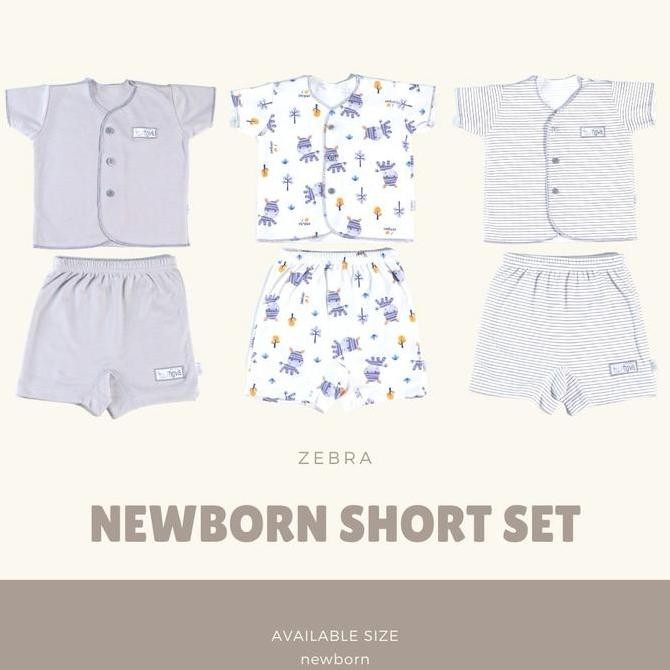 Nova Setelan Baju Pendek Dan Celana Pendek  - Nova Baju Bayi Newborn