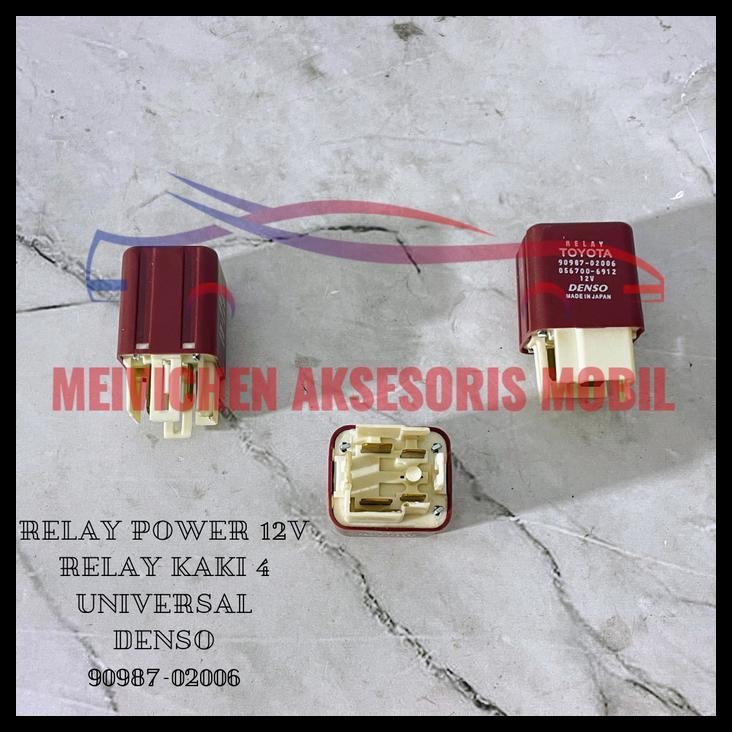 DISKON RELAY POWER 12V RELAY KAKI 4 UNIVERSAL KIJANG 