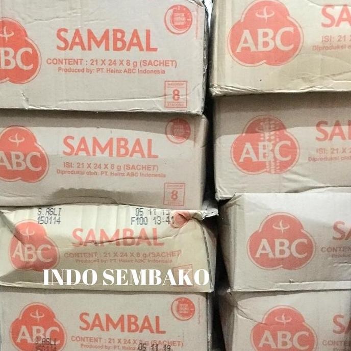 

Sambal ABC Sachet 21 x 24 x 8g Dus Sambel ABC Bungkusan ABC Sachet