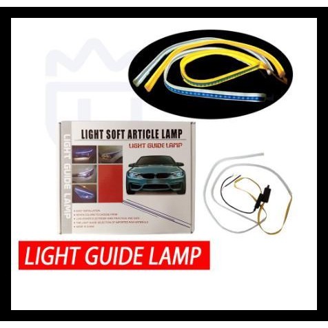 DISKON LAMPU DRL FLEXIBLE PANJANG 45CM DENGAN FUNGSI SEN LAMPU MOBIL 
