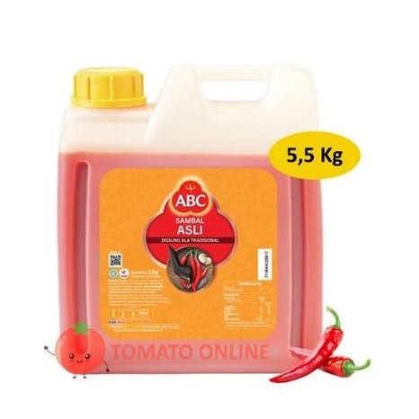 

Sambal Asli ABC Dirigen Saus ABC Asli Jerigen Galon 55 Kg