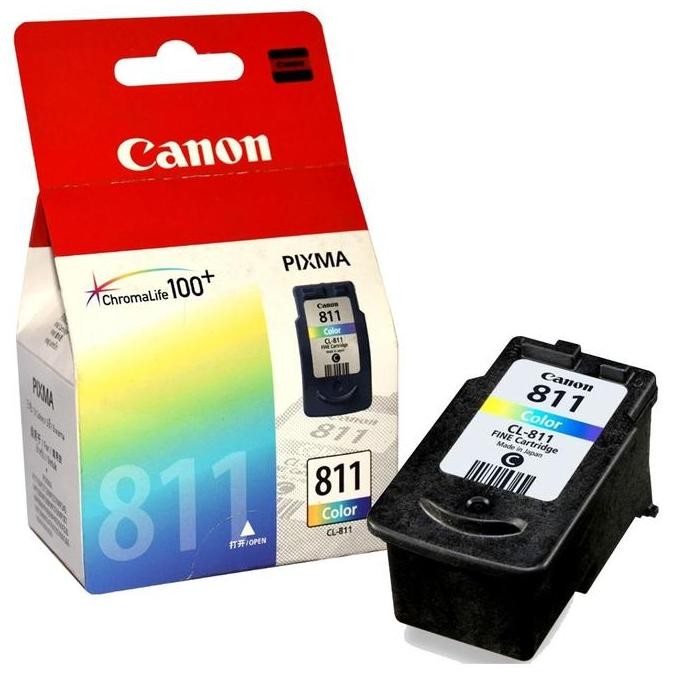 Tinta Canon Cl811 Cl 811 Cl-811 Color Original Cartridge Canon 811 Ori New Stok