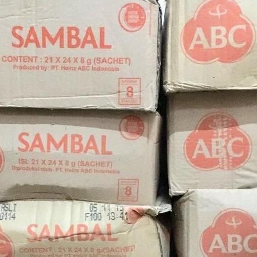 

ABC Sambel ASLI sachet sedus 21x22x8gsambel ABC sachet